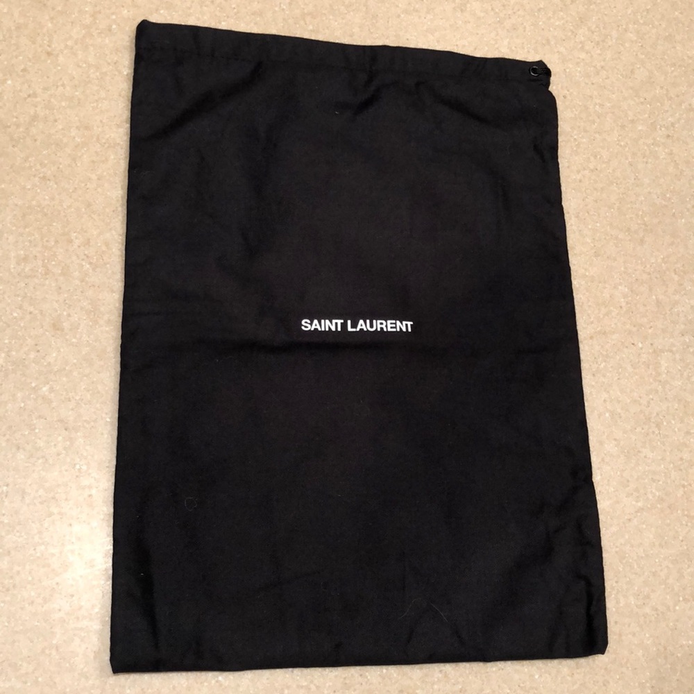 Saint Laurant drawstring storage dust bag